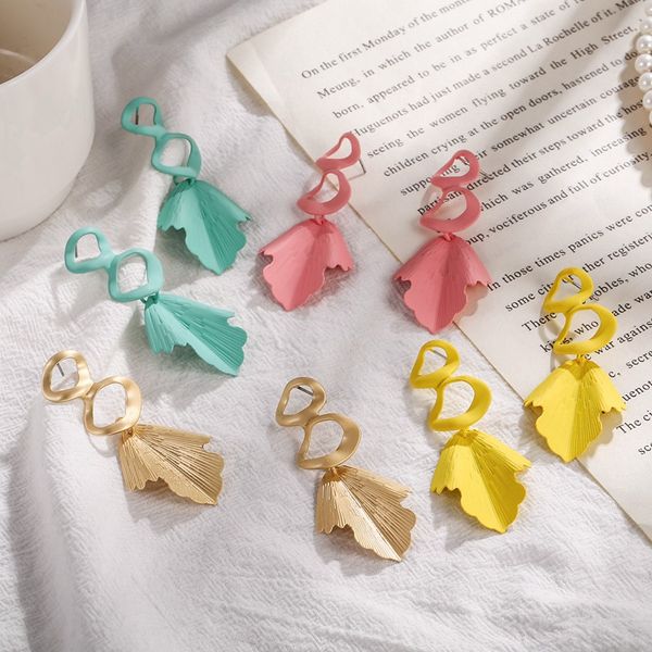 

match-right creative korean candy color cute fashion earrings for women 2020 new statement earrings female jewelry sr1076, Silver