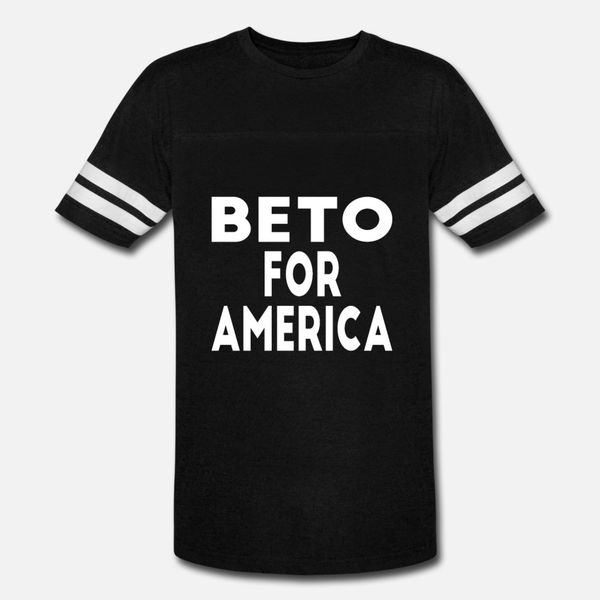 

beto for america t shirt men knitted cotton o-neck basic solid cute humor spring trend shirt