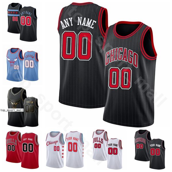 

screen print basketball coby white jerseys tomas satoransky kris dunn chandler hutchison ryan arcidiacono denzel valentine man woman youth, Black;red