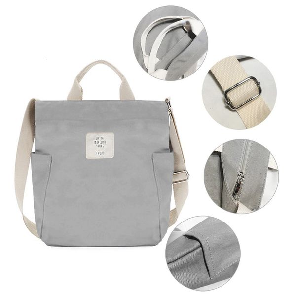 

canvas handbags women shopping bags reusable shopping girl casual totes beach patchwork crossbody book bag female 820
