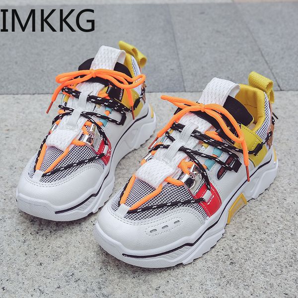 

лидер показать повседневная обувь для женщин мода обувь дышащий открытый женщины моды кроссовки открытый женщин вулканизацию обувь y200801, Black