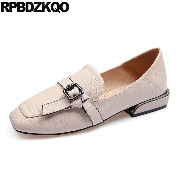 

spring autumn mules slip on designer ladies 2020 chinese flats loafers women casual square toe slippers shoes china female, Black