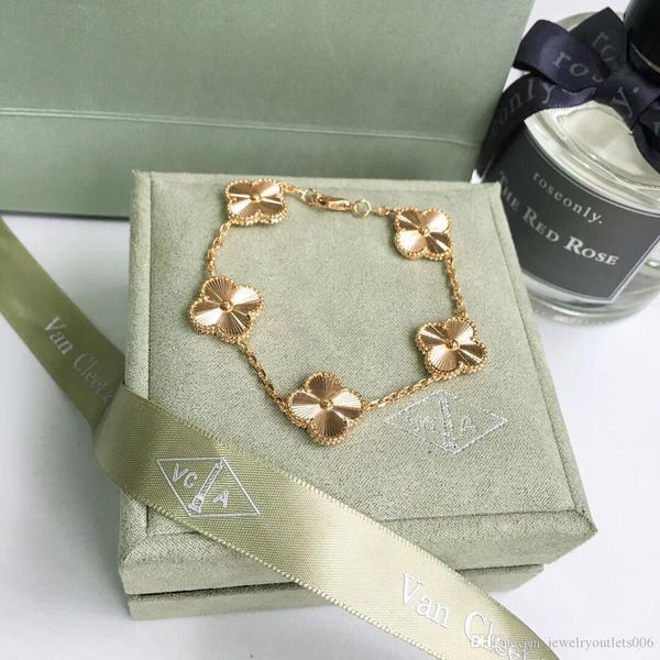 

new arrival s925 silver charm bracelet with five flower and diamonds fits european style jewelry charm bracelet jewelry ing, Black