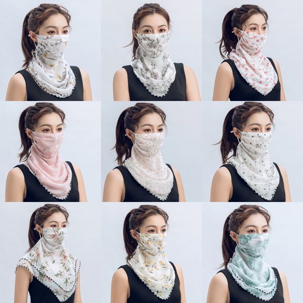 

sky scarf cycling print mask outdoor face scarf headband light breathable soft magic headwear#856, Black