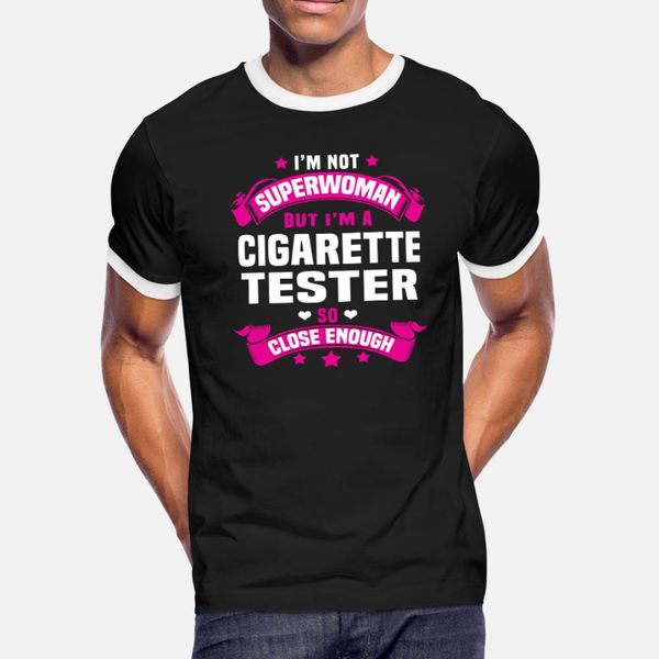 

cigarette tester t shirt men create tee shirt round collar costume fitness new style spring pattern shirt
