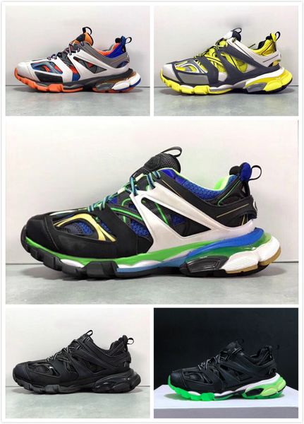 

balenciaga shoes выпуск 3.0 tess s париж трек мужчины gomma maille черного для женщин тройного неуклюжей тапки повседневной обуви горячей ау, Black