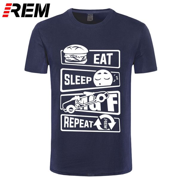 

eat sleep mg f t-shirt motorholics mens