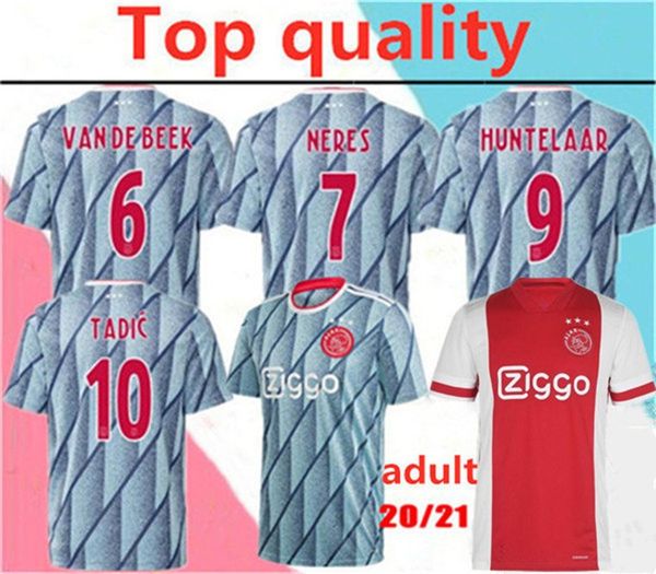

2020 футбол рубашка 2021 новый аякс ольберг взрослый футбол джерси 20/21 тадич de jong ziyech de ligt dolberg van de beek huntelaar, Black;yellow