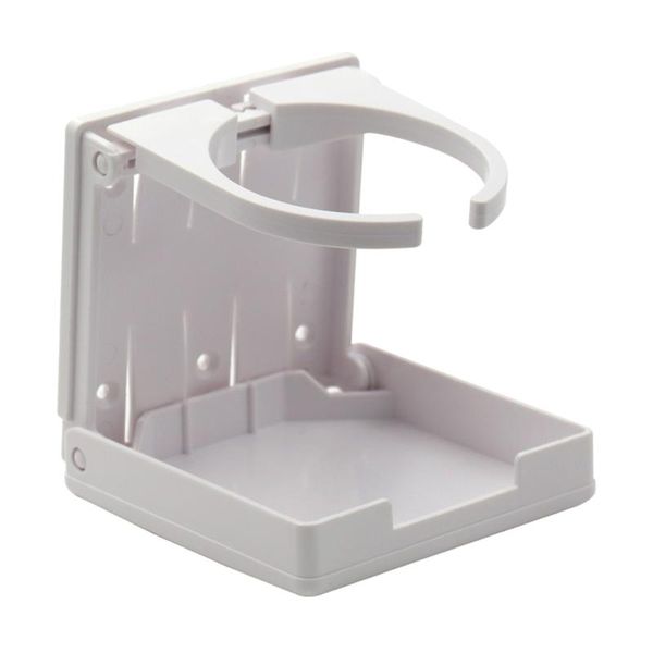 

drink holder adjustable folding white nylon cup for boat marine caravan car.