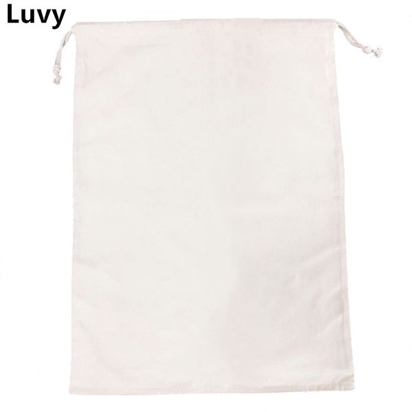 

wholesale 100pcs/lot blank santa sacks 50cm x 70cm personalized christmas santa bag drawstring gift bag festive party supplies