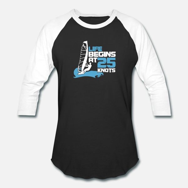 

watersports sailboarding windsurfers life begins t shirt men designs cotton plus size 3xl costume gift building summer normal shirt