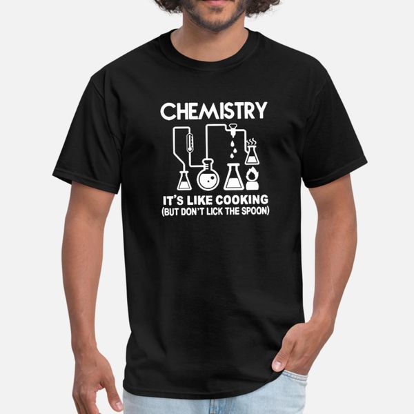 

chemistry chemistry it s like cooking t shirt men design tee shirt s-xxxl normal graphic funny spring autumn kawaii shirt