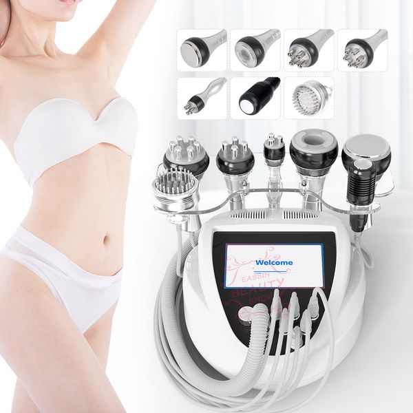 

latest design customized 7 in 1 slimming spa vacuum steam generator 40k cavitation rf manufacturer china cold pn micro current slim