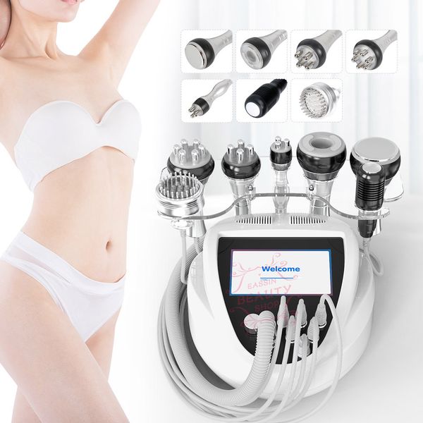 Ultimo design personalizzato 7 IN 1 generatore di vapore sottovuoto spa dimagrante 40K cavitazione Rf produttore Cina Cold Photon Micro Current Slim