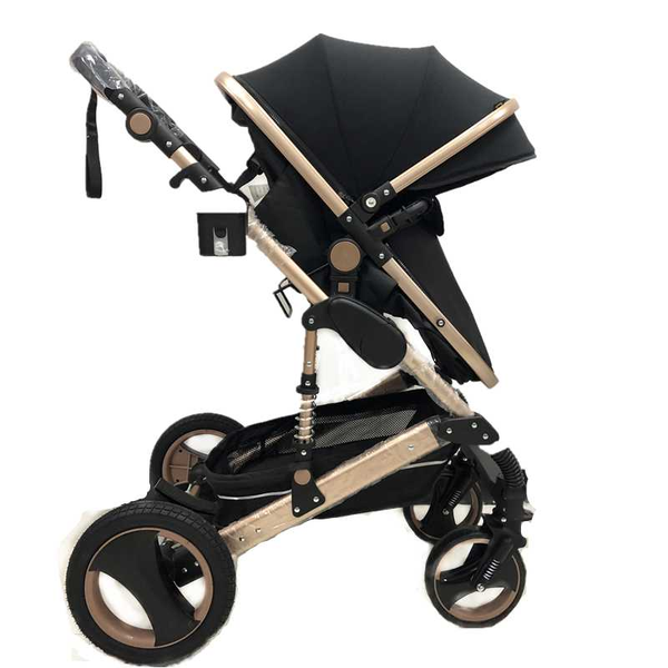 

selling and travel system luxury baby stroller 3 in 1 with carrycot and carseat