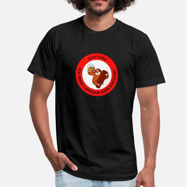 

sloth funny beer gift men outfit idea t shirt men loose 100% cotton round neck cool loose authentic spring autumn leisure