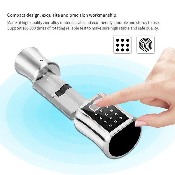 

cgjxsintelligent biometric fingerprint scanner door lock password coded lock for smart home fechadura digital cerradura inteligente t200325