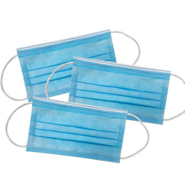 

mask 3 layer masks non-woven face disposable anti-dust mouth masks, with retail package, in stock fast shipping via dhl1