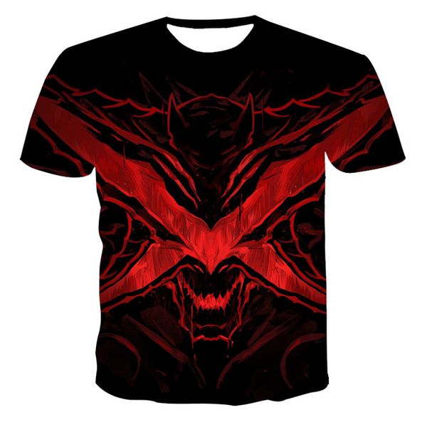 

summer men 3d skull printing breathable black avatar printing 3d print shirts kawaii funny hippie men clothing