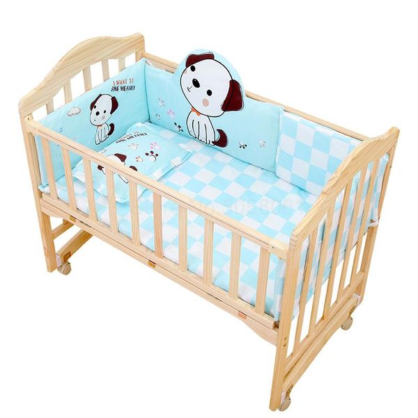 

maobaole baby bed neonatal solid wood lacquerless environment-friendly baby bed cradle variable desk can be spliced large be
