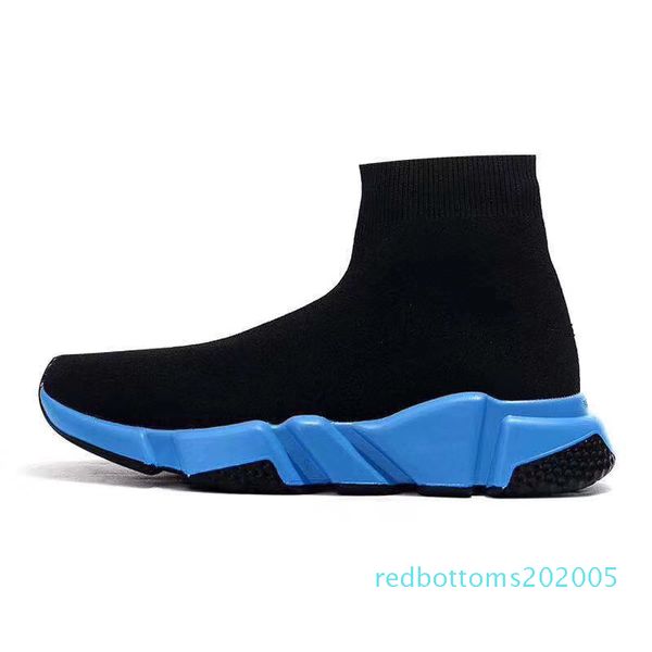 

new fashion designer sock sports casual shoes cool glitter grey triple black all red speed trainer star trainers runner platform bottom r05