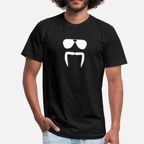 

aviator sunglasses horseshoe fu manchu biker musta t shirt men personalized cotton round collar gift new fashion summer shirt