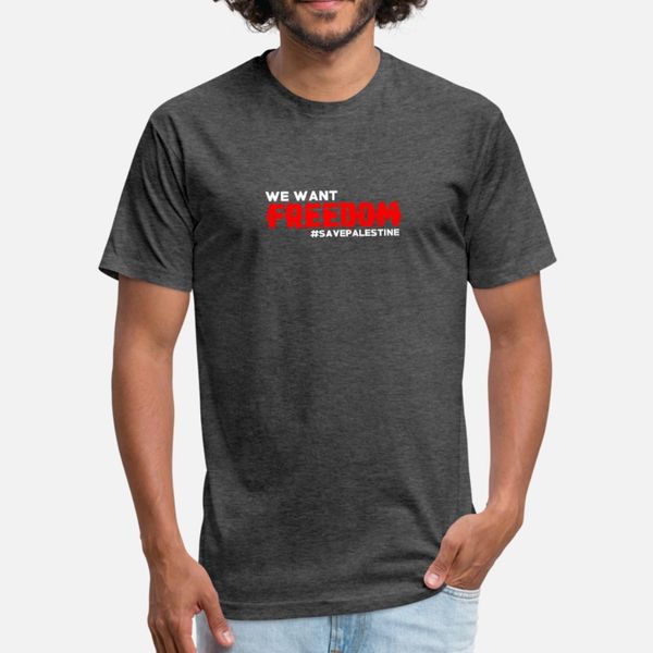 

we want om #savepalestine israel should t shirt men designer 100% cotton size s-3xl formal cute fashion spring normal shirt