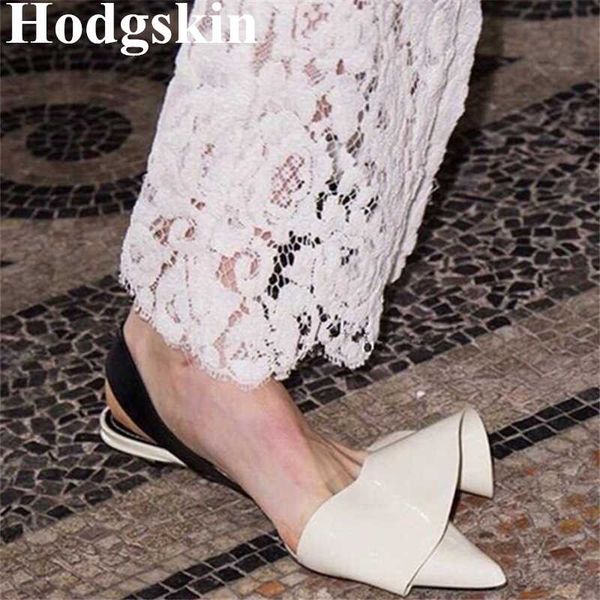 

new design ruffle formal dress low heels pumps pointed toe party ladies shoes fashion leather slip on slingbacks sapato feminino, Black