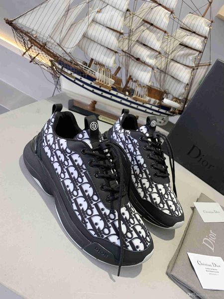 

2020 luxury designer men's casual shoes men's women fashion sneakers, Red;white