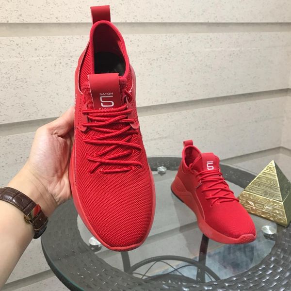 

2021r men 's casual sports shoes high -end custom brand fashion flat shoes size 38 ~45 ,a full set of original shoe box delivery, Black