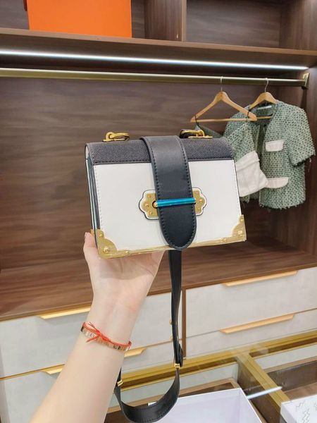 

Women's Designers Bags Crossbody Bags Shoulder Bag Flap Small High Quality New Fashion Contrast Color Slot Pockets Adjustable Straps