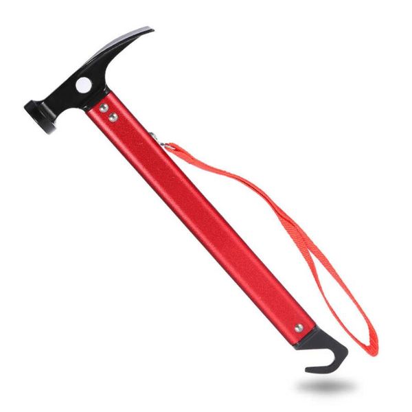 

carbon steel camping awning tarp tent stakes hammer extractor puller
