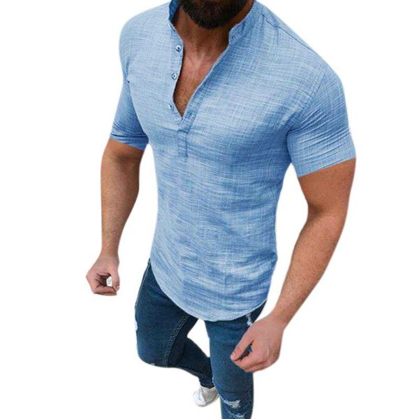 

men's t-shirts breathable t shirt men single breasted short sleeved slim shirts famous loose tshirts summer clothing plus size, White;black