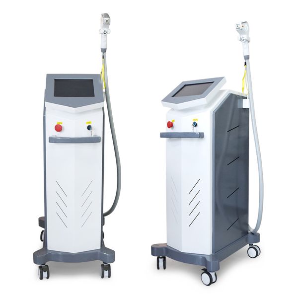 

factory price 808nm painless hair removal fast cooling diode laser 80 million s 808nm beauty equipment, Black
