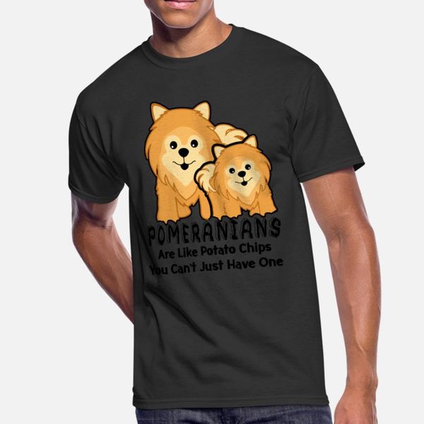 

can t have just one pomeranian t shirt men design tee shirt round collar fit interesting breathable spring autumn trend shirt