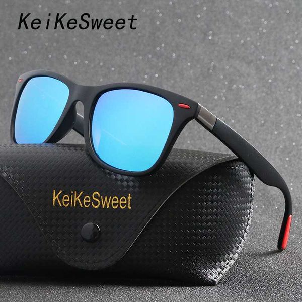

keikesweet 2020 polarized rays brand designer sunglasses men women vintage driving fishing party sun glasses eyewear, White;black
