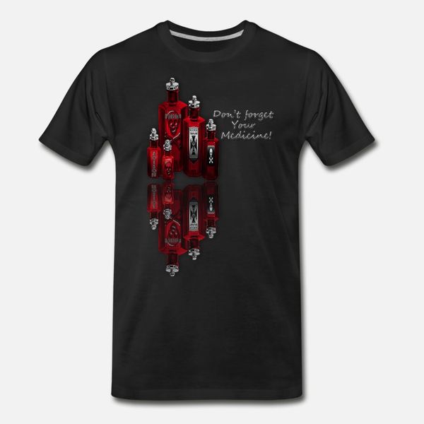 

poison t shirt men printed cotton round collar original cute authentic spring family shirt