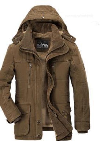 

warm windbreaker male hooded fur coats homme winter new hombres men down jackets thick, Black
