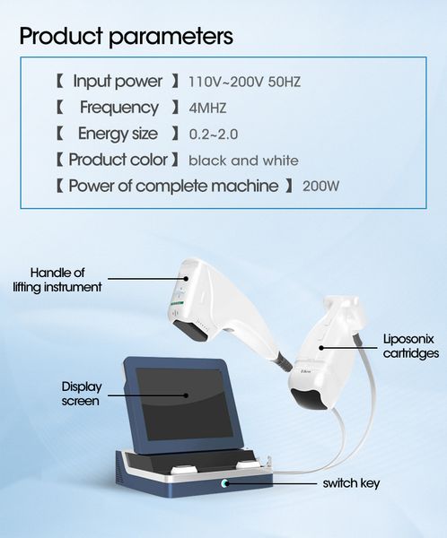 

dual handle hifu 2 in 1 hifu liposonix hifu beauty skin tightening machine for body slimming cavitation beauty salon equipment