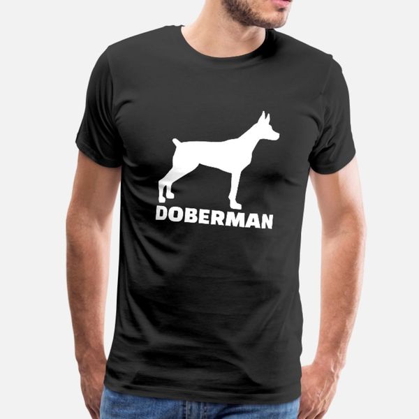 

doberman t shirt men printed short sleeve round collar vintage sunlight humor summer trend shirt