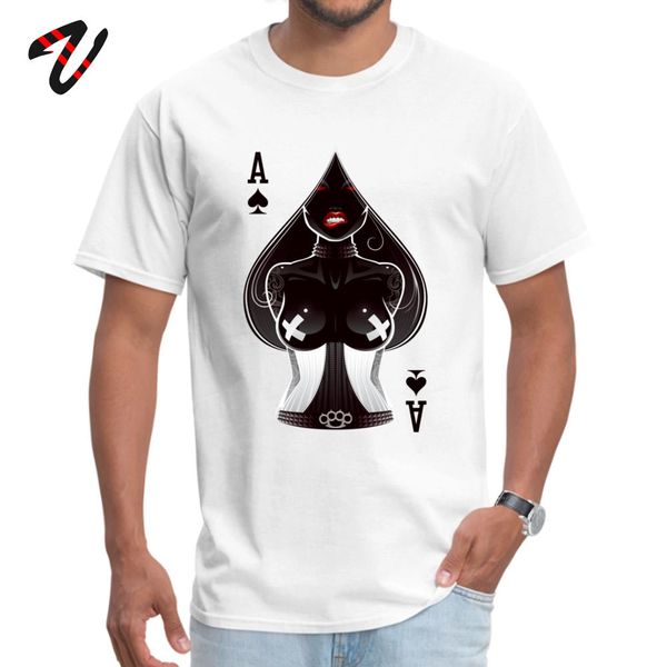

ace t-shirt men poker card women t shirt printed summer clothes hip hop mens o neck short sleeve cotton tee shirt swag