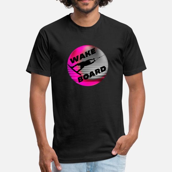 

wakeboard wakeboarding waves beach gift t shirt men custom tee shirt euro size s-3xl fitness basic spring normal shirt