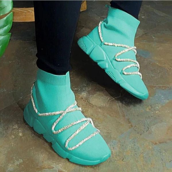 

autumn/winter 2020 new canvas boat socks casual all-match fashion women flat shoes cross lace casual shoes large size 36-42, Black