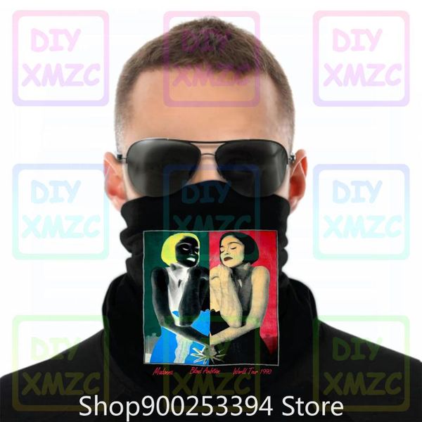 

vintage new 1990 madonna blond ambition japan tour bandana reprint, Blue;gray