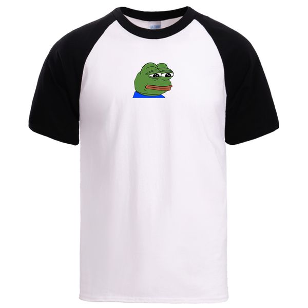 

sad frog tshirts man summer short sleeve raglan cotton pullover t shirt 2020 man brand loose fit work out sportswear tshirt