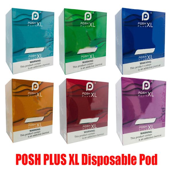 

POSH PLUS XL Одноразовые устройства Pod Kit 1500 Puff 5мл Предварительно заполненные картриджи Vape EMPTY Pen VS Bar Plus Flow XXL Банг Xtra комплекты