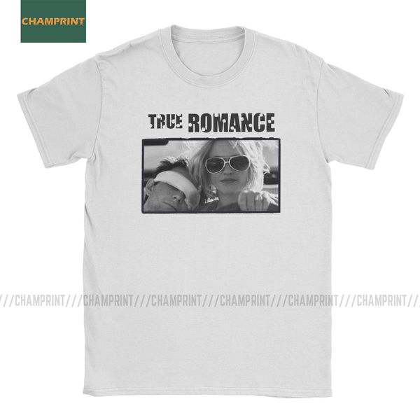 

true romance men t shirt movie poster eml amazing tees short sleeve o neck t-shirt 100% cotton 4xl 5xl 6xl clothes