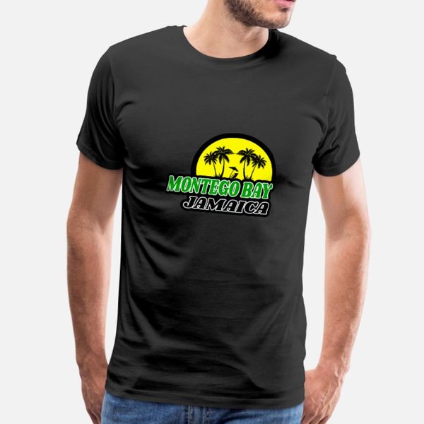 

montego bay jamaica design gift idea t shirt men design tee shirt size s-3xl letters fit casual spring novelty shirt