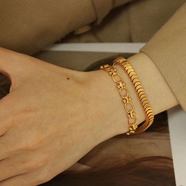 

amazing brass pave snake chain bracelet bangle women jewelry glam chic gown sweet boho trendy simply, Golden;silver