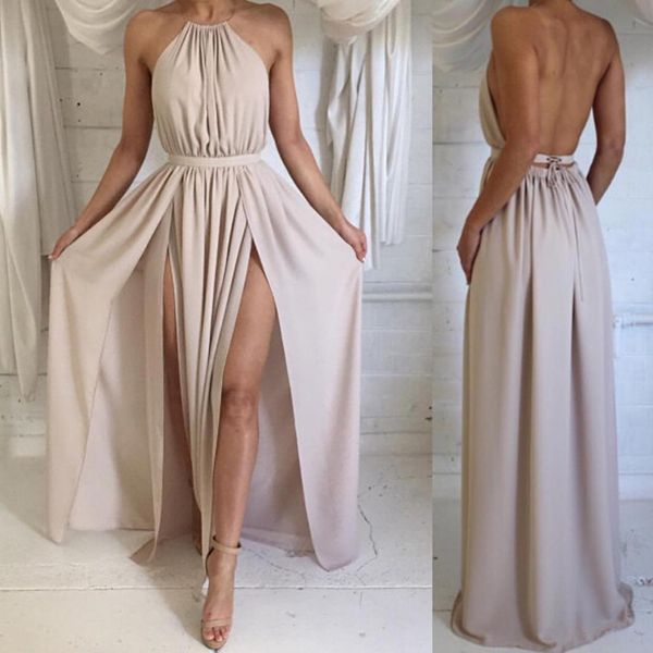 

paris girl women off shoulder chiffon white dress summer red beach boho maxi long dress elegant bridesmaid split party dresses, Black;gray